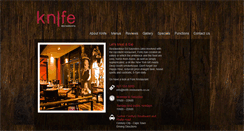 Desktop Screenshot of knife-restaurants.co.za